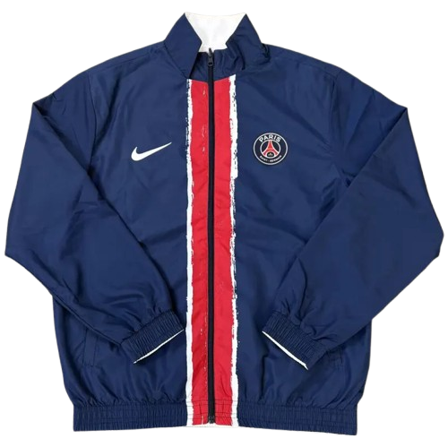 25-26 PSG White & Royal Blue Double Sided Windbreaker
