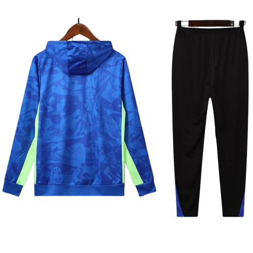 25-26 Barcelona Blue Hoodie Tracksuit