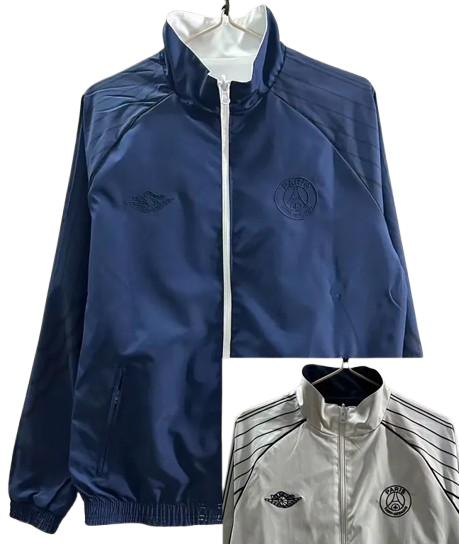 24-25 PSG Royal Blue & White Double Sided Windbreaker