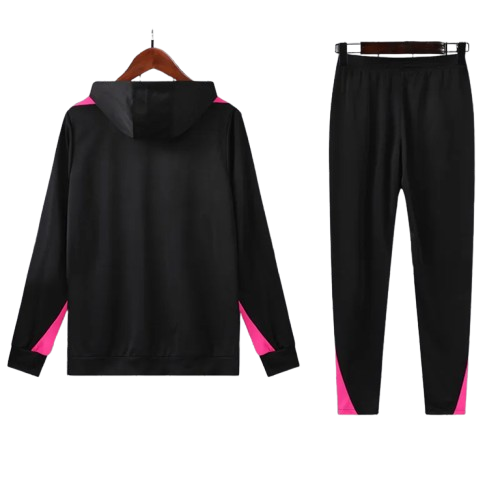 24-25 Chelsea Black Hoodie Tracksuit