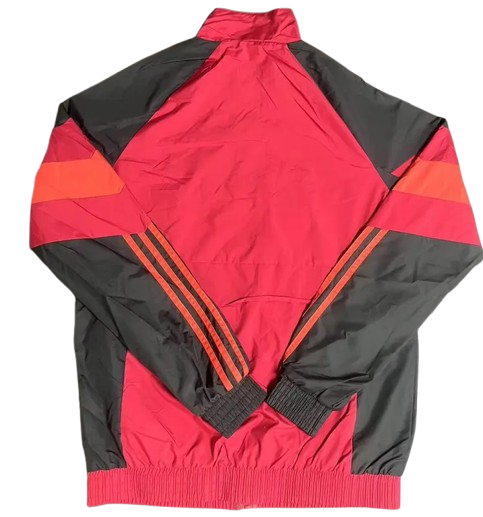 25-26 Arsenal Red Black Windbreaker