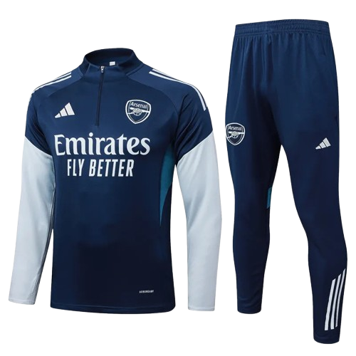 25-26 Arsenal Royal Blue Half Pull Tracksuit