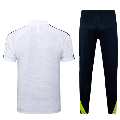 25-26 Real Madrid White Polo Tracksuit