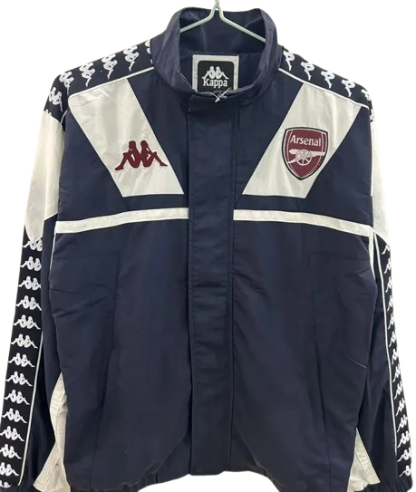 1967 Arsenal Black Retro Windbreaker