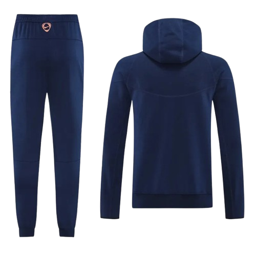 25-26 Barcelona Royal Blue Hoodie Jacket Tracksuit