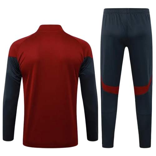 25-26 Arsenal Jujube Red Half Pull Tracksuit