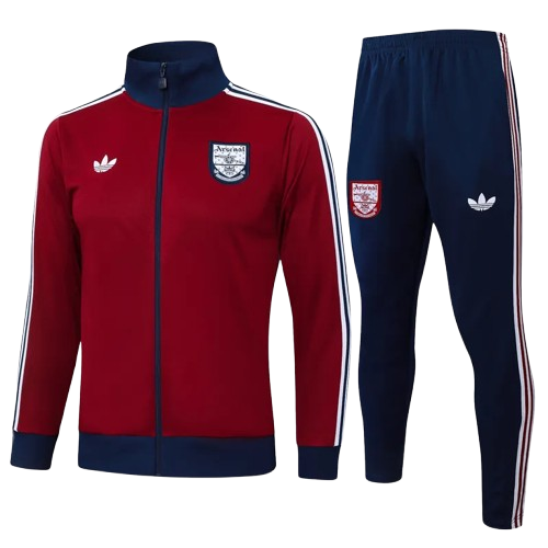 25-26 Arsenal Jujube Red Jacket Tracksuit