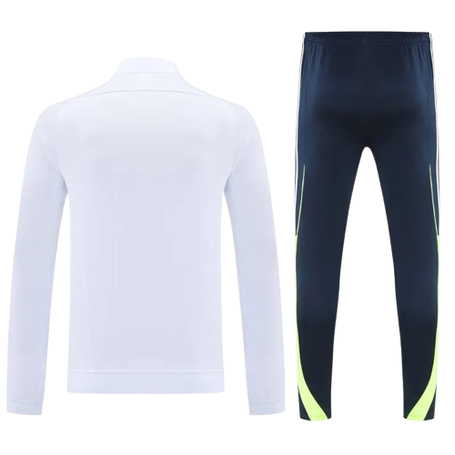 25-26 Real Madrid White Jacket Tracksuit