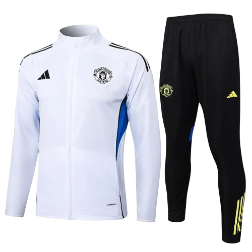 25-26 Man Utd White Jacket Tracksuit